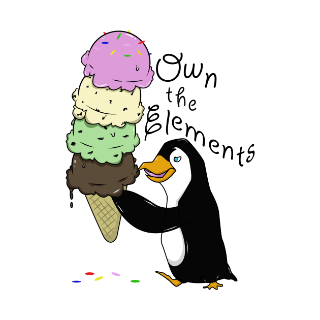 OTE Penguins Summer Treat by OwnTheElementsClothing