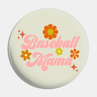 Baseball Mama - Pink Pin