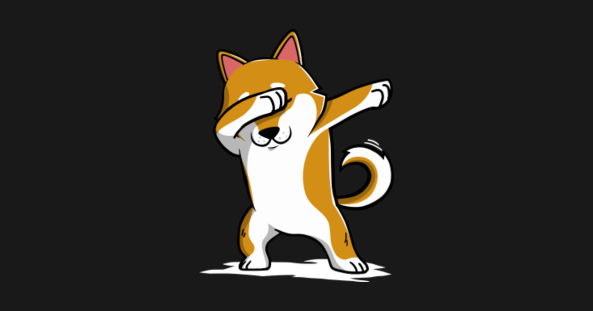 dabbing shiba inu funny shiba inu mug teepublic