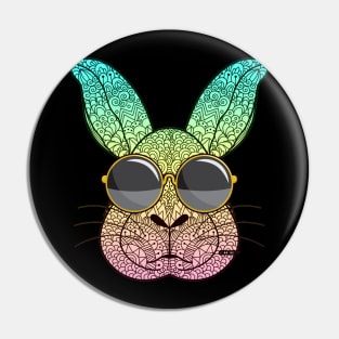 Boys Girls Easter Bunny Sunglasses Funny Egg Hunt Pin