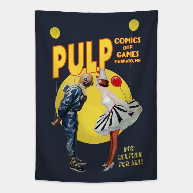 Pulp Moon Balloons Tapestry by PULP Comics and Games