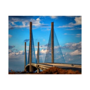 Indian River Bridge Southern View T-Shirt