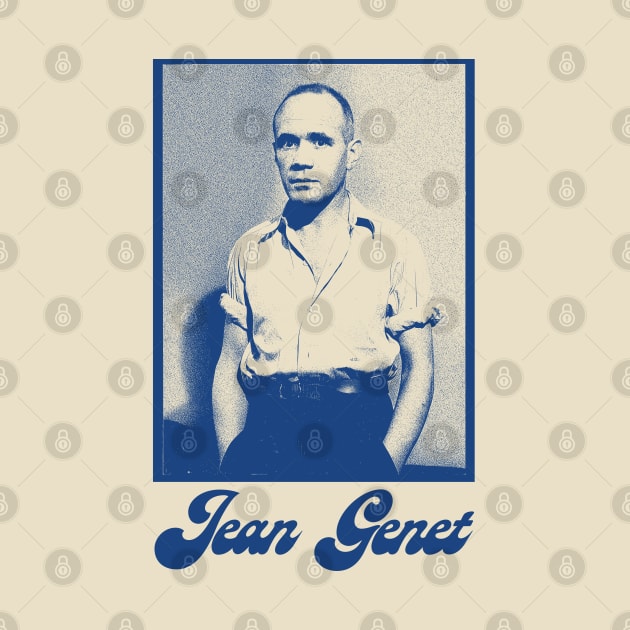 Jean Genet / Retro Fan Artwork by DankFutura