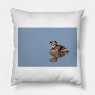 Pied-billed Grebe with chick Pillow