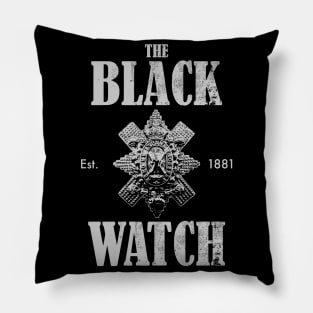 The Black Watch (distressed) Pillow