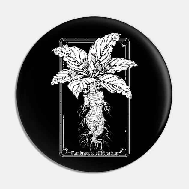 Mandragora Officinarum - The Scream of Death Pin by Von Kowen