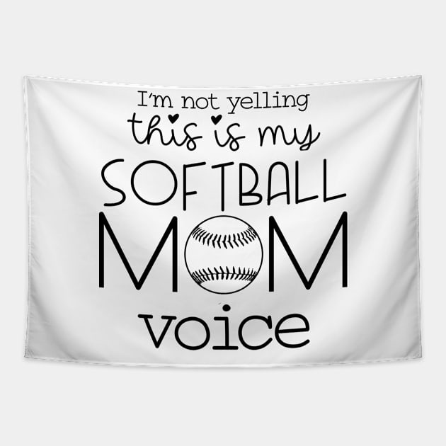 Softball mom Tapestry by NeedsFulfilled