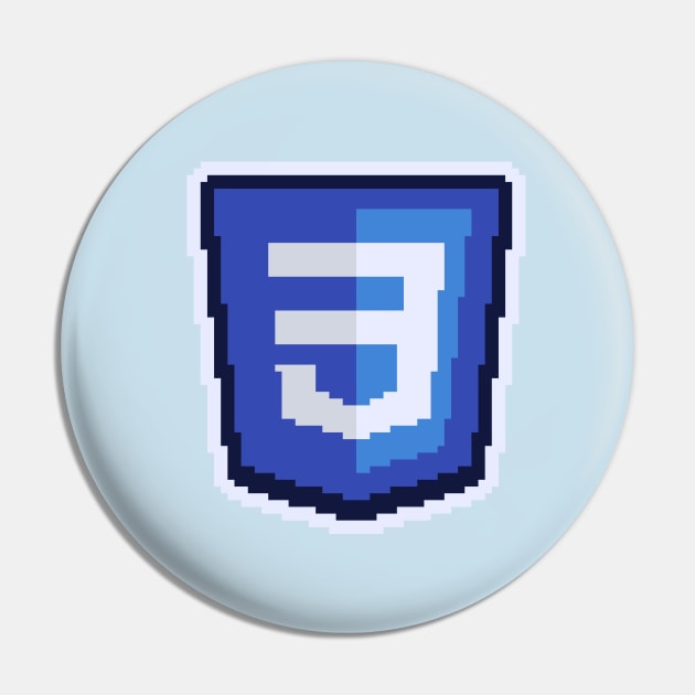 CSS3 PixelArt Pin by astrellonart