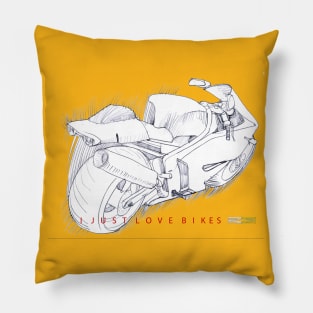 I JUST LOVE BIKE Pillow