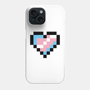 Trans heart Phone Case