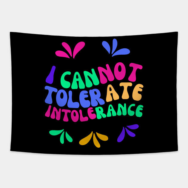 Funny Intolerance Tapestry by Doodle and Things