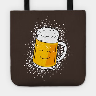 Happy beer mug Tote