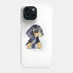 Daisy Dachshund. Phone Case