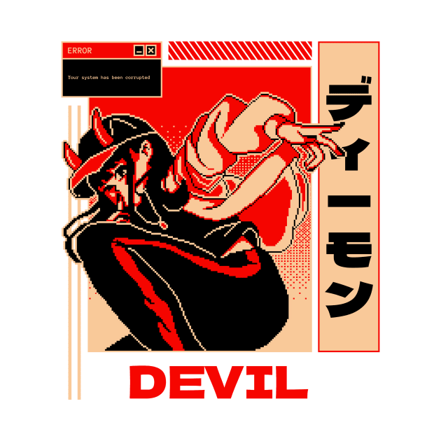 DEVIL ANIME GIRL by Oniichandesigns