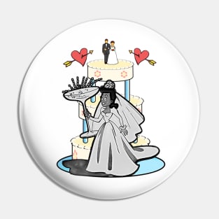 passionate bride cake Pin