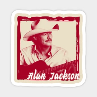 ALAN JACKSON WITH COWBOY HAT Magnet