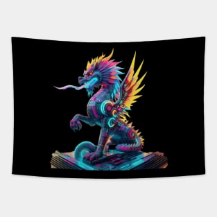 Cyber dragon Tapestry