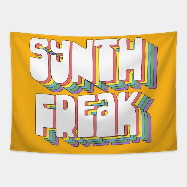 Synth Freak / Synthesizer Fan Design Tapestry by DankFutura