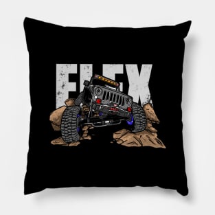 Grey Jeep Flex Pillow