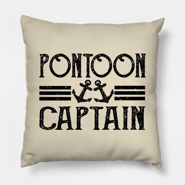 Pontoon Captain - Pontoon Lover Pillow by Teesamd