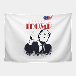 america tshirt template slogan president flag icons decoration Tapestry