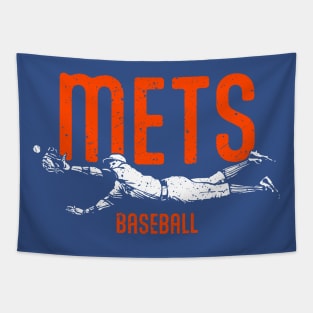 Mets Vintage Catch Tapestry