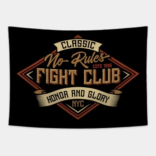 No Rules Fight Club Tapestry