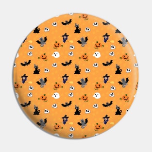 HAPPY HALLOWEEN PATTERN Pin