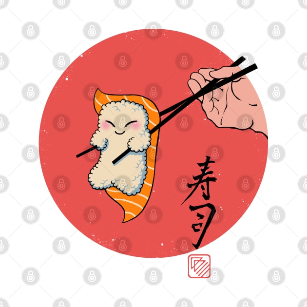 Happy Sushi by Vincent Trinidad Art