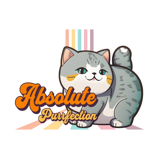 British Shorthair Cat Absolute Purrfection cute kitty - Cat - T-Shirt ...