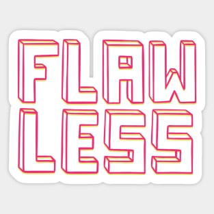 Flawless Stickers for Sale