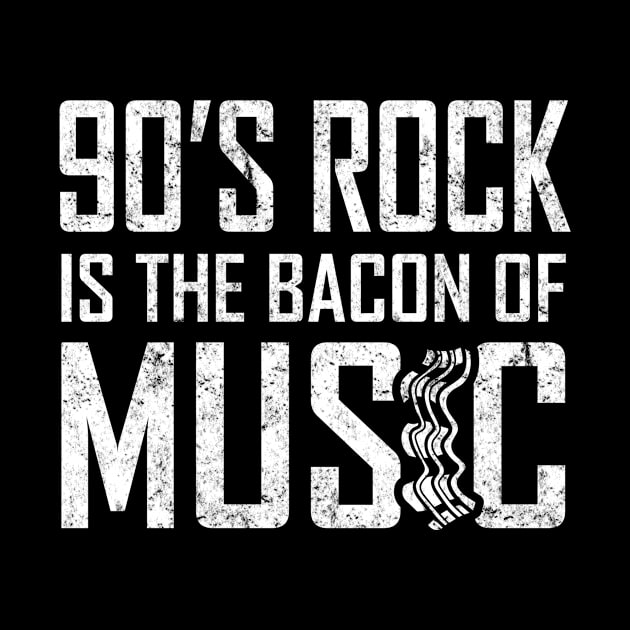 90s Rock Bacon of Music by Baseball Gift