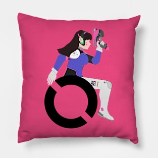 Rolling D.Va Pillow