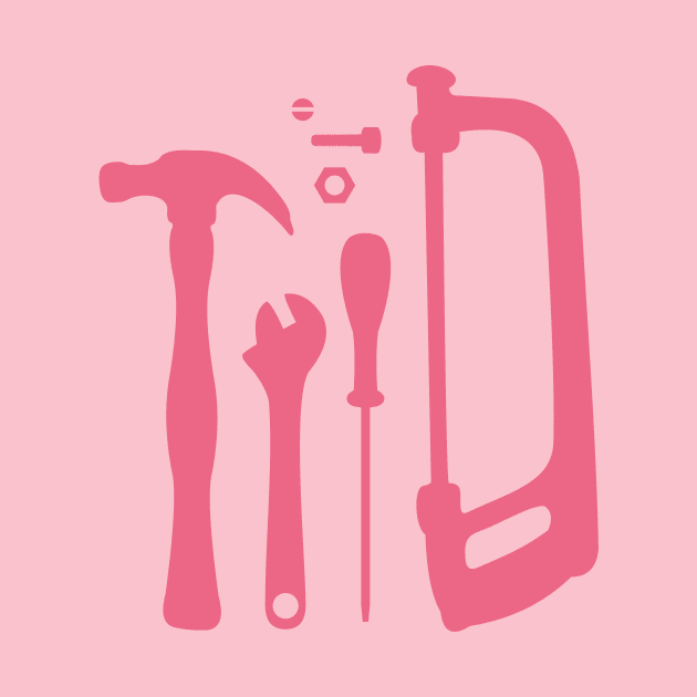 Pink Bubble Gum Tools by XOOXOO