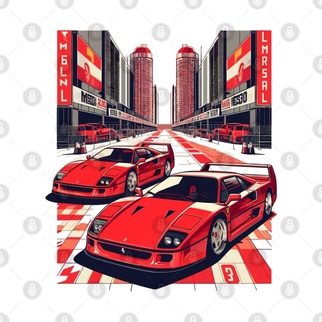 Ferrari F40 by Vehicles-Art