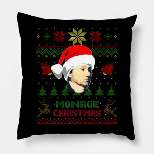 James Monroe Funny Christmas Pillow