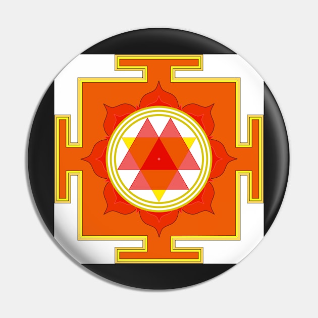 DURGA Yantra Pin by GourangaStore