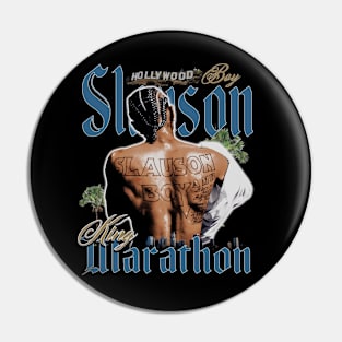 Nepsey Slauson Boy King Marathon Pin