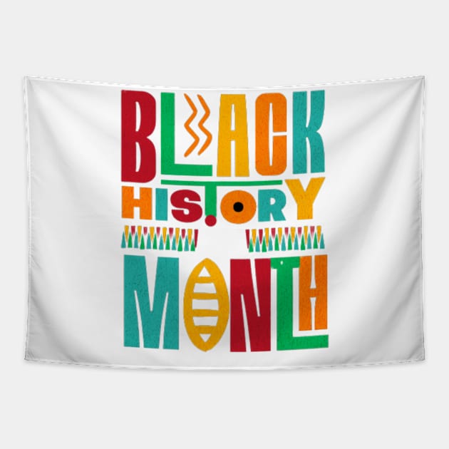 black history month Tapestry by YuriArt