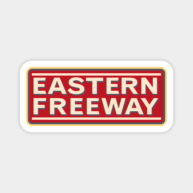 Eastern Freeway Magnet by Wintrly