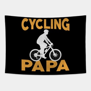 Cycling Papa Novelty Cycling Father Design Tapestry