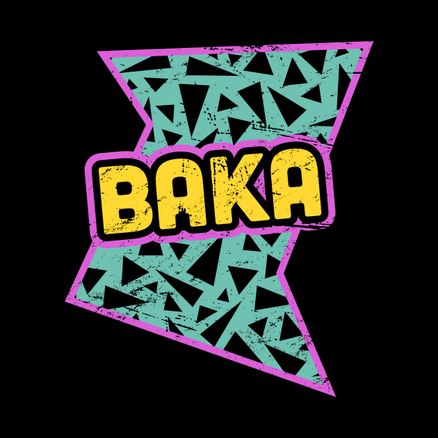 Rad 90s Anime Baka by Wizardmode