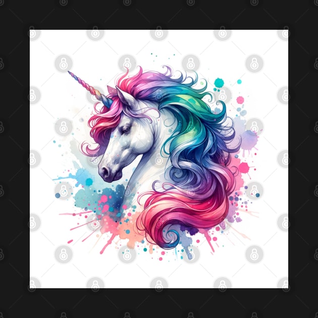 Unicorn Study - Fantasy AI by Oldetimemercan