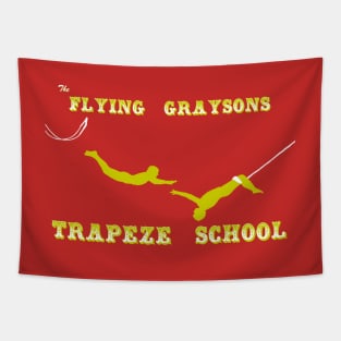 The Flying Graysons Trapeze School Tapestry