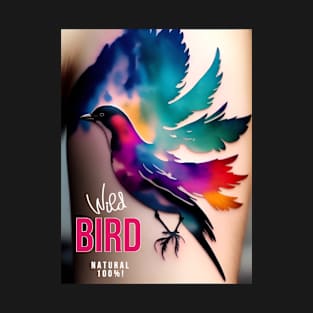 Wild Bird Tattoo Design T-Shirt