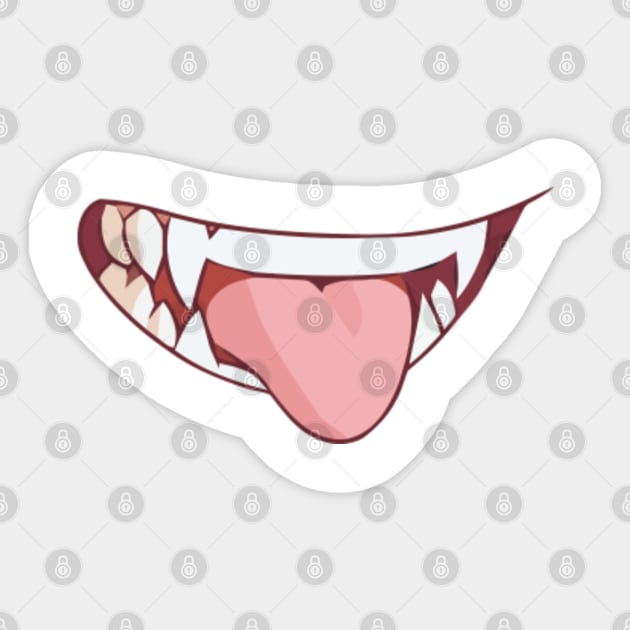 Ahegao Smile Stickers for Sale