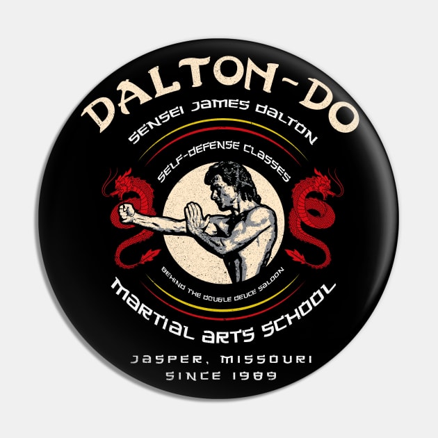 Dalton Do Martial Arts School Pin by Alema Art