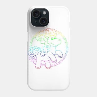 colorful pony Phone Case