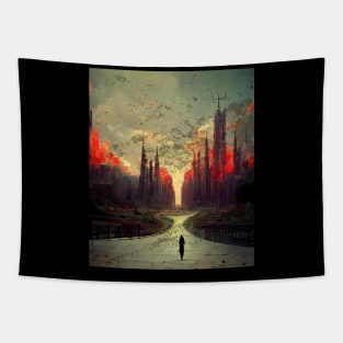 Walk alone Tapestry