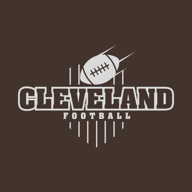 Cleveland Football by Toogoo